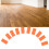 20-teiliges Tapping-Block-Set, 6  3  0,5 cm, orange 1