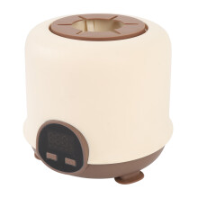 Electric Baby Formula Mixer, 1500mAh, 4-Speed, Cordless Brown