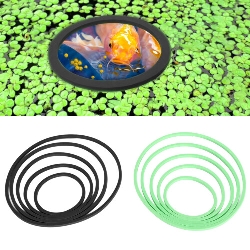 10PCS EVA Fish Feeding Ring Set, 5 Sizes, Multi-Color, Odorless