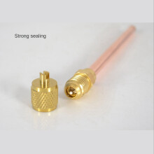 20Pcs Access Valve 1/4 Inch SAE 1/4 Inch OD 2.755 Inch Stem Strong Core AC Air Conditioner Refrigeration Access Valve