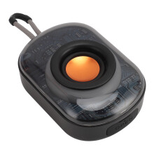 Portable Waterproof Bluetooth Speaker 1200mAh, RGB Light, 4.2x3.0x1.7in