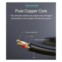 3pcs 6.5mm Jack Audio Cable PVC 6.35 Jack Male to Male Aux Cable for Guitar Mixer Amplifier Bass 6.35mm,1.5 Meter