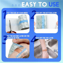 5X Waterproof Tattoo Film Aftercare Protective Skin Healing Adhesive Bandages Repair Transparent Film Dressing Tape