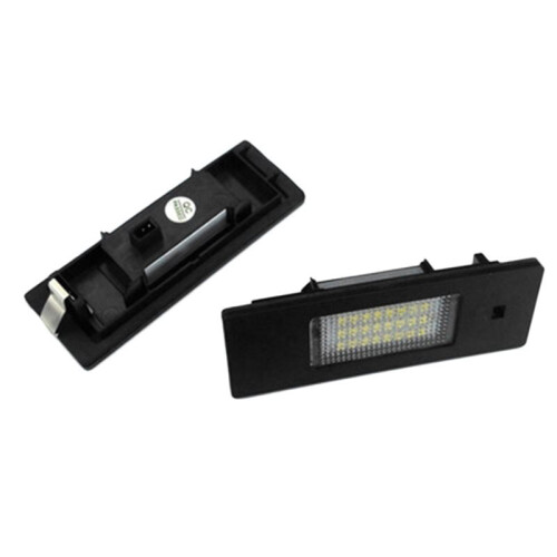 4x Car LED Nummerskylt Light 24-SMD LED Nummerskylt Light Passar för  147 156 159 166 2