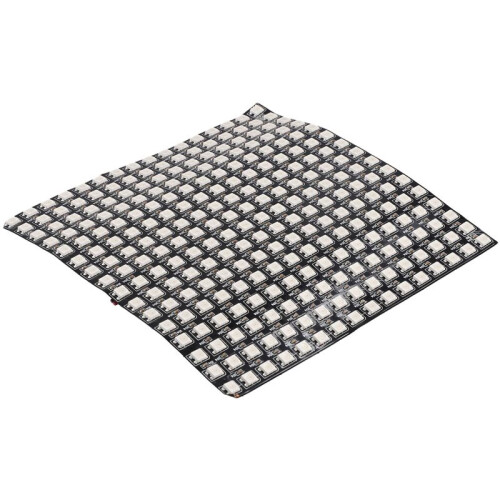 6X WS2812 RGB LED Matrix Panel Individually Addressable Flexible for Video Display, DC5V (16x16)