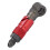 Universal Curved Aluminum Brake Line Quick Release Adapter Fitting, Red 6