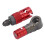 Universal Curved Aluminum Brake Line Quick Release Adapter Fitting, Red 7