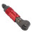 Universal Curved Aluminum Brake Line Quick Release Adapter Fitting, Red 12