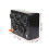 2X Black Resistance Box Variable Decade Resistor Resistance Box 0-9999.9 Ohm Physical and Electrical Experimental 5