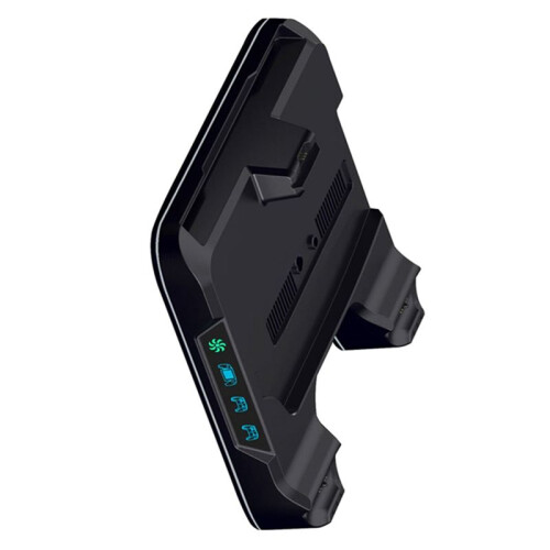 For PS5 PRO/PS5Slim/PS5 Console Cooling Stand Charging Station Dock Controller Storage Rack with Cooling Fan A 1