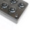 2X Black Resistance Box Variable Decade Resistor Resistance Box 0-9999.9 Ohm Physical and Electrical Experimental 6