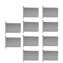 10Pcs Silicone Cable Grommets for Starlink Ethernet, Gray, 31.5x38mm