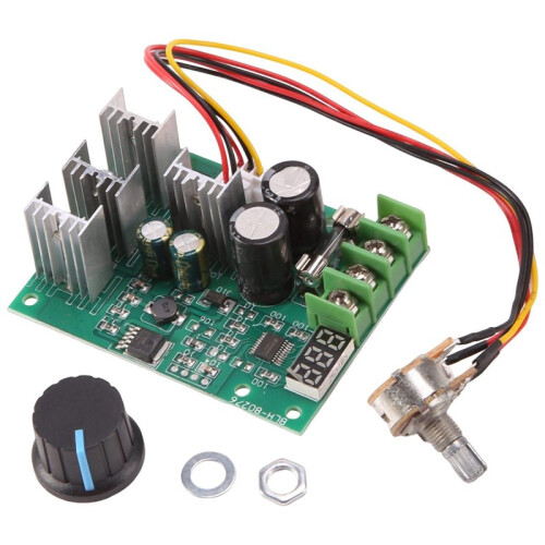 4X  6-60V 30A Adjustable LED Digital Motor Speed Regulator PWM  Motor Speed Controller 12V 24V 36V 48V 1
