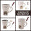 Fondue Mug Set Chocolate Cheese Milk Cream Making Set Single Butter Melter Baking Cup Candlestick White 3