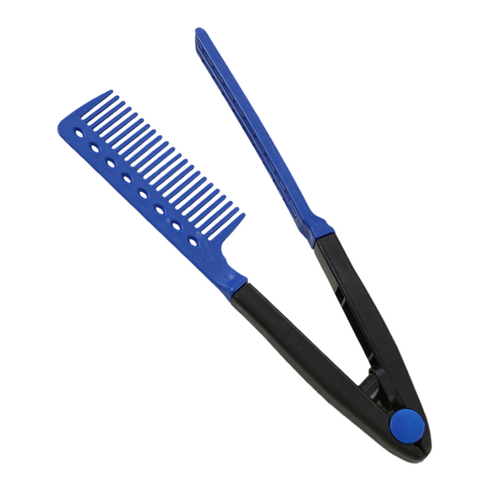 Reach-Tools (Blue) Curly Hair Straightening Comb - Durable