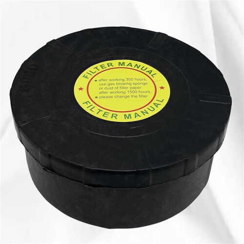 5pcs 25mm/1Inch Air Compressor Noise Reducer Silence Filter,Plastic Shell Round Muffler Filter 2