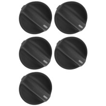 5X New Black Heater Control Knob Fan Speed Ac Temperature Knob for  Accord 1994-97
