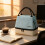 (Sky Blue) Double Layer Insulated Lunch Bag - Reusable & Easy Clean 3