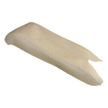 Car Microfiber Leather Center Console Box Pad Armrest Cover Protective Cover for RDX 2007-2012 Beige
