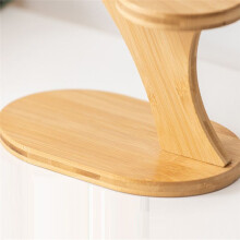 Show Hylla 3-Lagers Trä Växt Display Stand Desktop Display Stand Cupcake Rack Parfym Display Stand