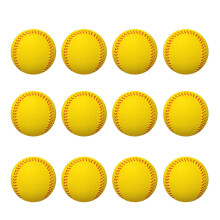 12Pcs Sports Balls for Kids Party Favor Toy Baseball Squeeze Foam for Stress, Anxiety Relief, Relaxation