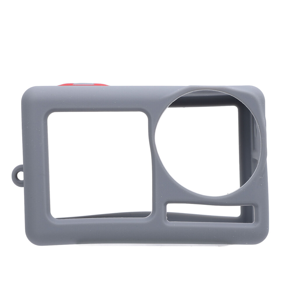 Silicone Protective Cover For Action 5 Pro Camera With Wrist Strap Gray 6921391108530