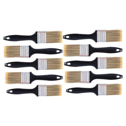 30 Pieces 2 Inch Paint Brush,Flat Paint Brushes Professional Paint Tools with Treated Plastic Handle for DIY Paint 2