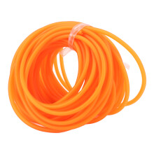 Latex Tubing 10m, 2mm Inner, 4mm Outer, Orange for Slingshot & Fishing