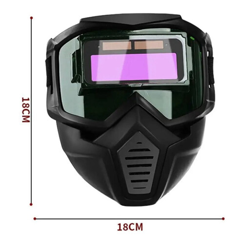 2X Detachable  Mask Auto Darkening Welding Glasses Work Protective Adjustable Band Split Type Breathable Mask 2