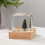 Table Art Deco  Christmas Tree Figurines Interior Room Table Glow Decorated Gifts 3