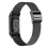 Edelstahl-Uhrenarmband für Fitbit Charge5/6 Black 2
