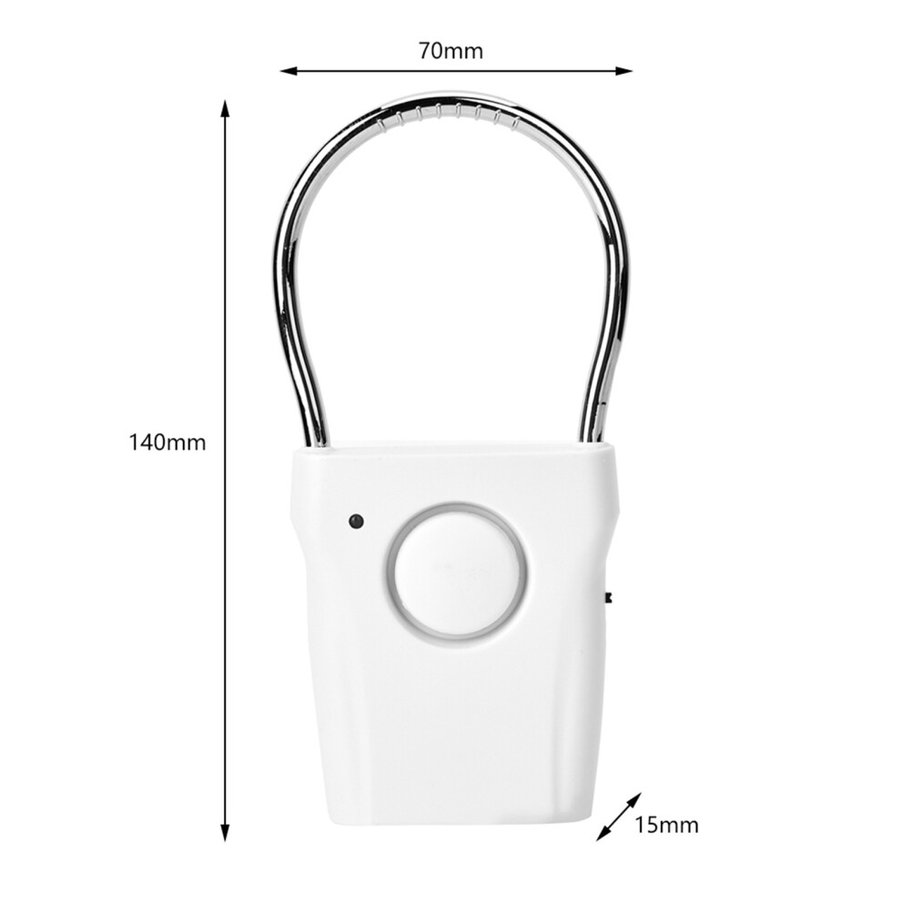 120Db Touch Sensor Door Handle Alarm With Vibration Detection Home Security 8001391625867