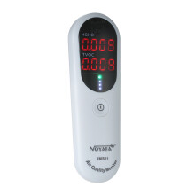 Tragbarer Formaldehyd- und TVOC-Luftqualitätsmonitor, Weiß, Kompakt 13,5 cm