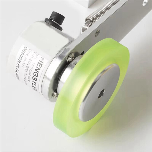 2X Encoder Bracket Aluminum Polyurethane Industrial Encoder Wheel Measuring Wheel 40mm Aluminum Encoder Mounting Bracket 2