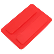 Rote Silikon-Toasterabdeckung 15,8x10,4x1,2cm Flexibel Wiederverwendbare Brotschneiderabdeckung AU