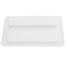 Silicone Toaster Cover 15.8x10.4x1.2cm Reusable Bread Maker Lid White