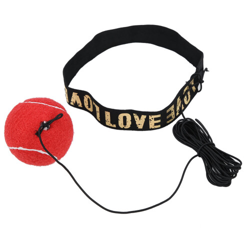 Robust reflektierende Boxbal mit Stirnband für Tempotraining, 6,4 cm 1