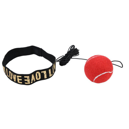 Durable Boxing Reflex Ball with Headband for Speed Training, 6.4cm
