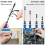 2X Jeu de Tournevis 142-en-1 Jeu de Tournevis Multi-Angles Multifonctions Jeu D'Outils 7