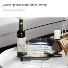Anti-Fall Overlap Storage Rack Glass Beer Bottle Drink Holder Refrigerator Drawer Beverage Box Can Dispenser