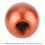 Orange Aluminium 8-Ball Dust Caps 4 Pack 1