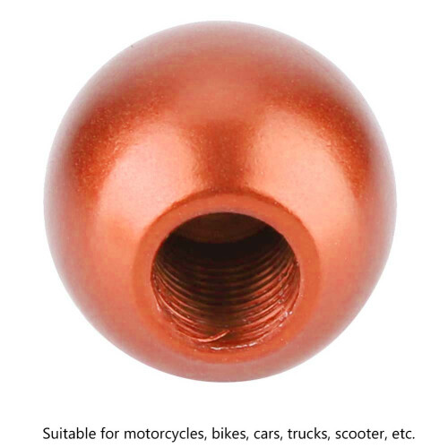 Orange Aluminium 8-Ball Dust Caps 4 Pack