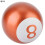 Orange Aluminium 8-Ball Dust Caps 4 Pack 3