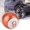 Orange Aluminium 8-Ball Dust Caps 4 Pack 2