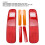 6pcs Tail Light and Mudguard Kit for Ford Econoline Van 1975-1991 8
