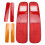 6pcs Tail Light and Mudguard Kit for Ford Econoline Van 1975-1991 13