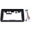 2X Frame de Rádio de Carro de 9 Polegadas para  NAVARA D40 2006-2012 Kit Dash Instalar Facia Console Bezel Adapter 4