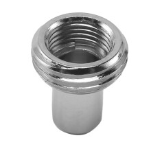 50Pcs Ceramic Tube Sleeves and 50Pcs Metal Connector Adapters for Fiber Optic Visual Fault Locator