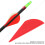 36pcs Red Rubber Arrow Fletches for Compound Bow DIY Accessory 8