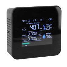 9-in-1 Indoor Air Quality Monitor, 2000mAh, Color Screen